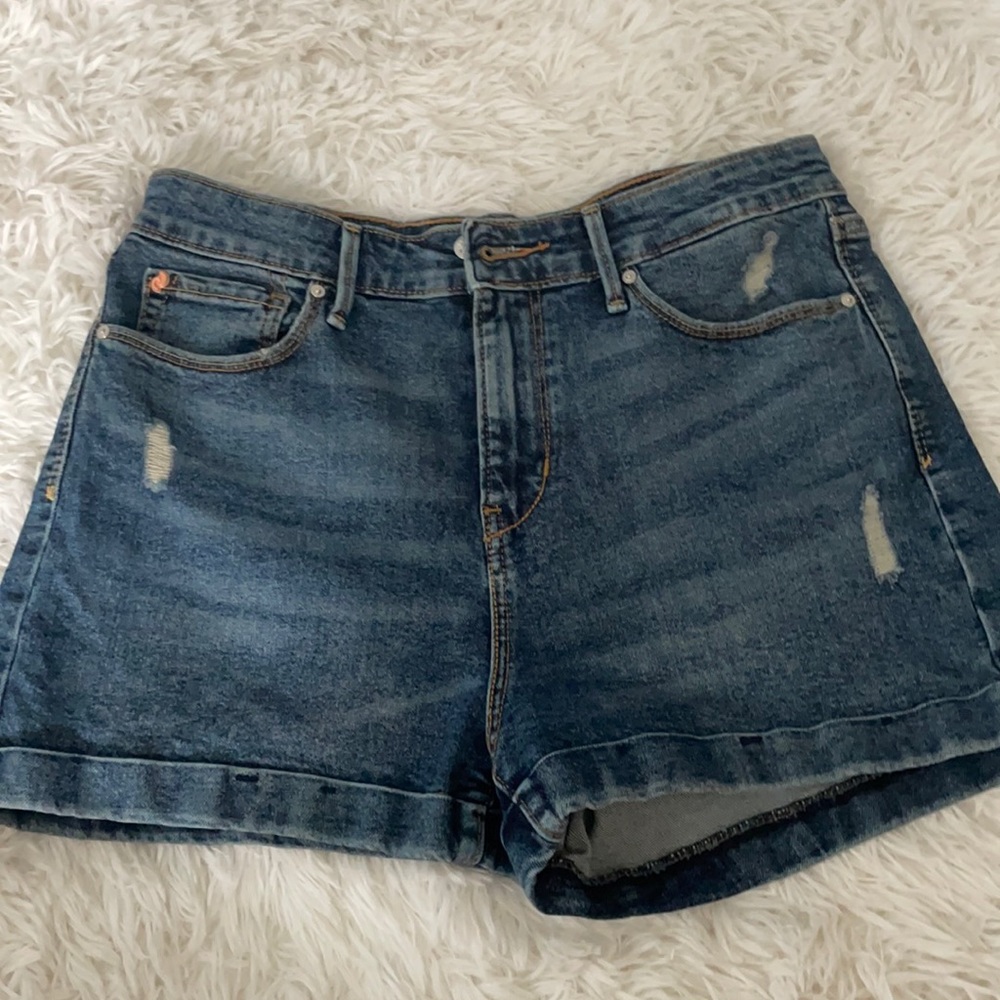 denim shorts